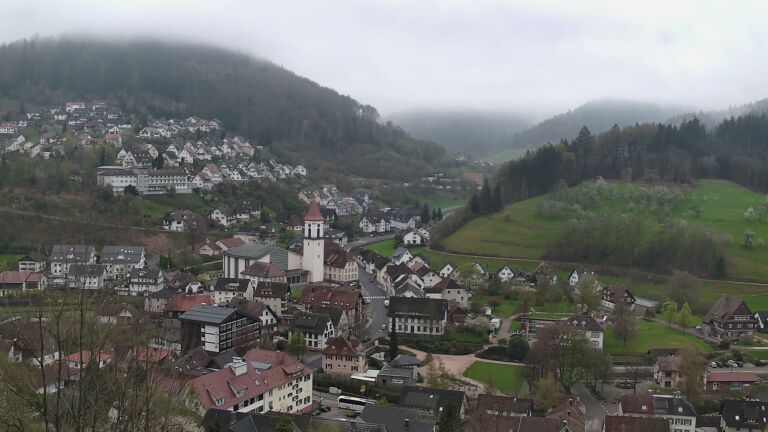 Dieses Bild zeigt eine Webcam-Aufnahme von Ottenhöfen, aufgenommen am Freitag, den 10.04.2026 um 09:40 Uhr