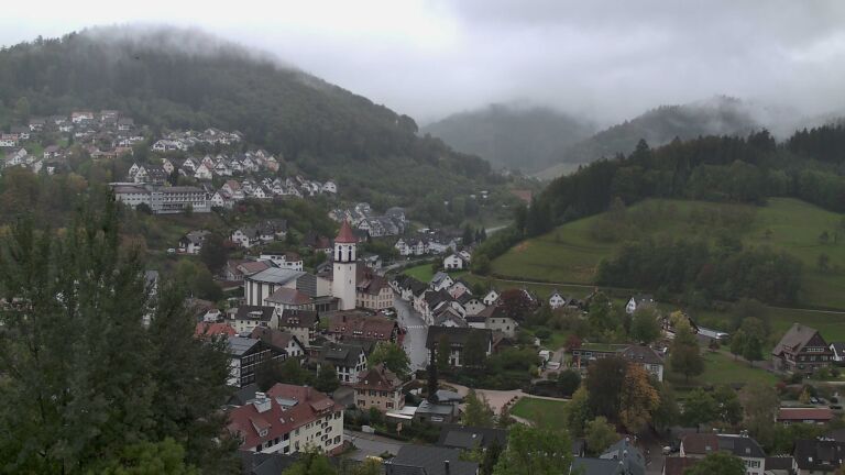 Dieses Bild zeigt eine Webcam-Aufnahme von Ottenhöfen, aufgenommen am Samstag, den 17.10.2026 um 14:40 Uhr