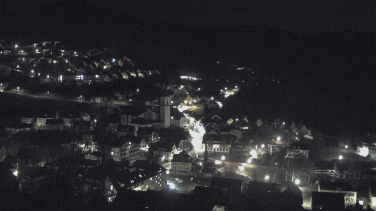 Dieses Bild zeigt eine Webcam-Aufnahme von Ottenhöfen, aufgenommen am Samstag, den 20.12.2025 um 01:00 Uhr