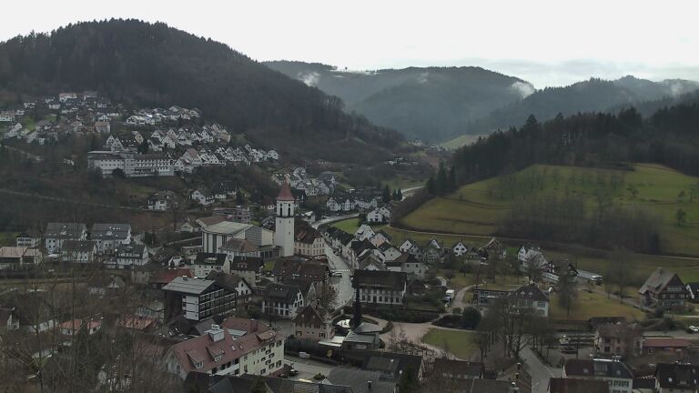 Dieses Bild zeigt eine Webcam-Aufnahme von Ottenhöfen, aufgenommen am Samstag, den 31.01.2026 um 11:10 Uhr