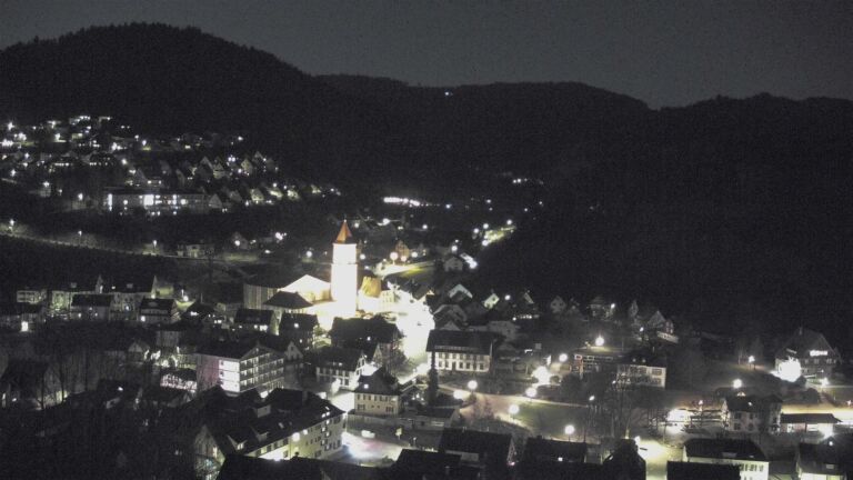 Dieses Bild zeigt eine Webcam-Aufnahme von Ottenhöfen, aufgenommen am Mittwoch, den 04.03.2026 um 20:50 Uhr