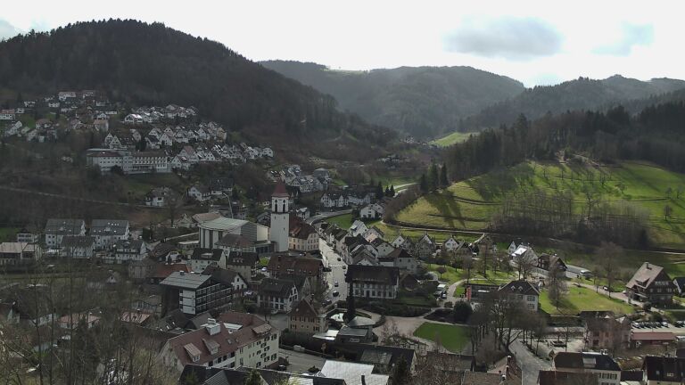 Dieses Bild zeigt eine Webcam-Aufnahme von Ottenhöfen, aufgenommen am Donnerstag, den 12.03.2026 um 11:20 Uhr