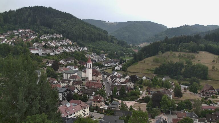 Dieses Bild zeigt eine Webcam-Aufnahme von Ottenhöfen, aufgenommen am Freitag, den 31.07.2026 um 16:10 Uhr