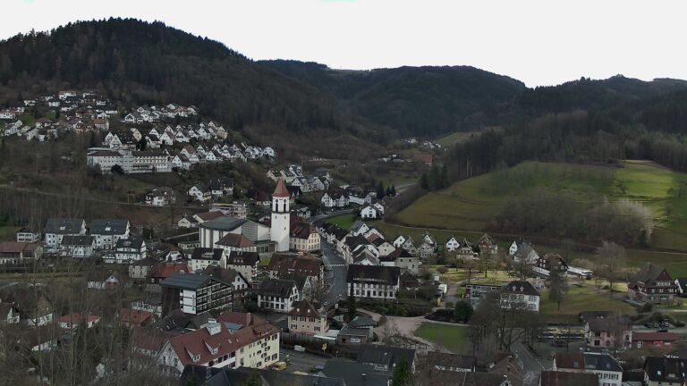 Dieses Bild zeigt eine Webcam-Aufnahme von Ottenhöfen, aufgenommen am Dienstag, den 17.02.2026 um 15:30 Uhr