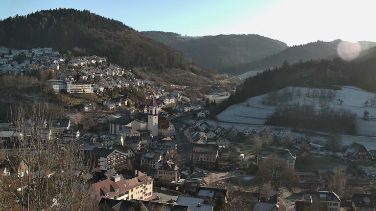 Dieses Bild zeigt eine Webcam-Aufnahme von Ottenhöfen, aufgenommen am Mittwoch, den 31.12.2025 um 14:40 Uhr