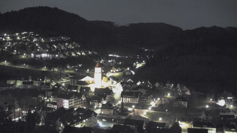 Dieses Bild zeigt eine Webcam-Aufnahme von Ottenhöfen, aufgenommen am Sonntag, den 29.03.2026 um 20:50 Uhr