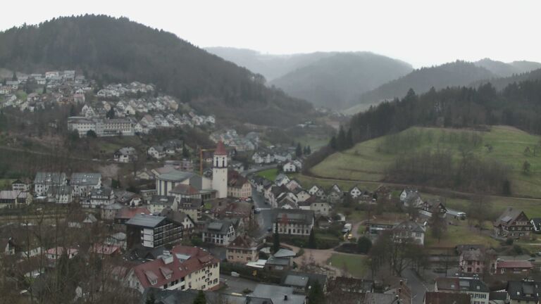 Dieses Bild zeigt eine Webcam-Aufnahme von Ottenhöfen, aufgenommen am Mittwoch, den 24.12.2025 um 14:30 Uhr