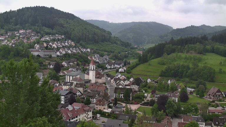 Dieses Bild zeigt eine Webcam-Aufnahme von Ottenhöfen, aufgenommen am Donnerstag, den 07.05.2026 um 14:50 Uhr