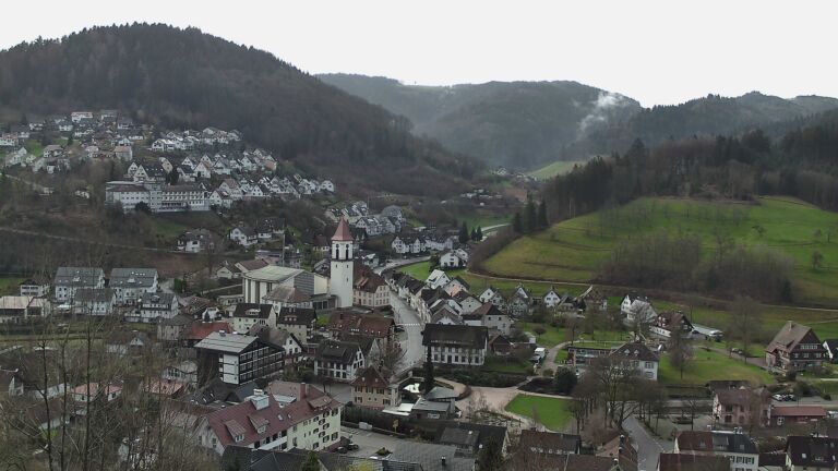 Dieses Bild zeigt eine Webcam-Aufnahme von Ottenhöfen, aufgenommen am Dienstag, den 17.03.2026 um 09:10 Uhr