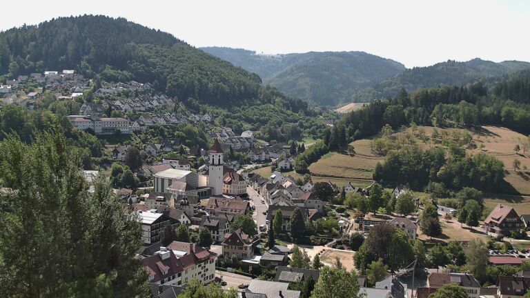 Dieses Bild zeigt eine Webcam-Aufnahme von Ottenhöfen, aufgenommen am Dienstag, den 11.08.2026 um 11:40 Uhr