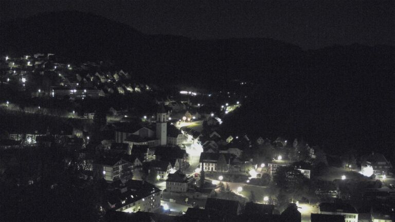 Dieses Bild zeigt eine Webcam-Aufnahme von Ottenhöfen, aufgenommen am Freitag, den 24.04.2026 um 03:00 Uhr