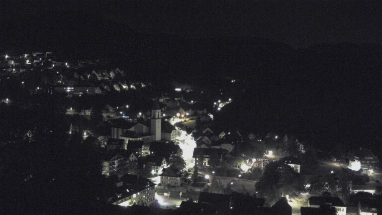 Dieses Bild zeigt eine Webcam-Aufnahme von Ottenhöfen, aufgenommen am Mittwoch, den 19.08.2026 um 00:30 Uhr