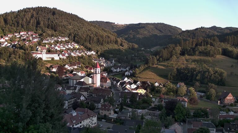 Dieses Bild zeigt eine Webcam-Aufnahme von Ottenhöfen, aufgenommen am Samstag, den 11.07.2026 um 20:40 Uhr