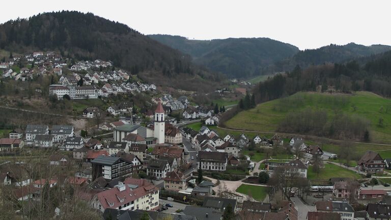 Dieses Bild zeigt eine Webcam-Aufnahme von Ottenhöfen, aufgenommen am Mittwoch, den 25.03.2026 um 08:50 Uhr