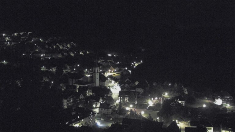 Dieses Bild zeigt eine Webcam-Aufnahme von Ottenhöfen, aufgenommen am Dienstag, den 09.06.2026 um 01:30 Uhr