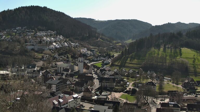 Dieses Bild zeigt eine Webcam-Aufnahme von Ottenhöfen, aufgenommen am Montag, den 02.03.2026 um 12:40 Uhr