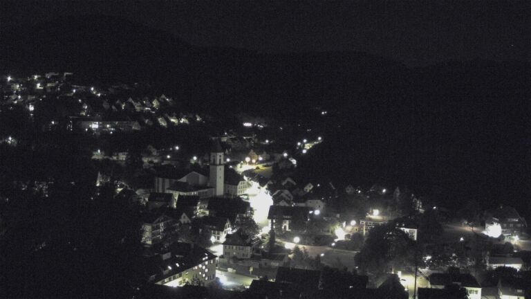 Dieses Bild zeigt eine Webcam-Aufnahme von Ottenhöfen, aufgenommen am Dienstag, den 21.07.2026 um 00:30 Uhr