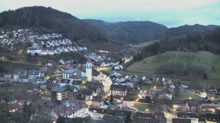 Dieses Bild zeigt eine Webcam-Aufnahme von Ottenhöfen, aufgenommen am Sonntag, den 01.03.2026 um 06:40 Uhr