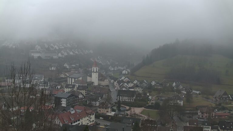 Dieses Bild zeigt eine Webcam-Aufnahme von Ottenhöfen, aufgenommen am Dienstag, den 03.02.2026 um 10:20 Uhr