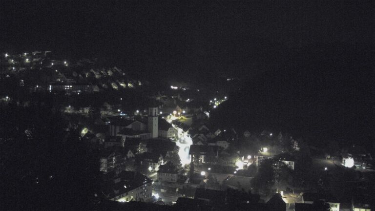Dieses Bild zeigt eine Webcam-Aufnahme von Ottenhöfen, aufgenommen am Sonntag, den 18.10.2026 um 03:00 Uhr