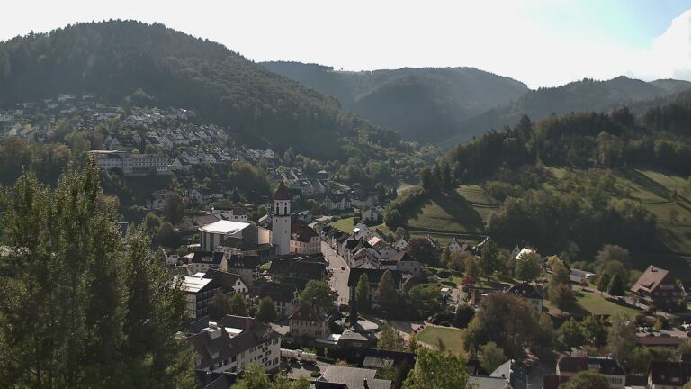 Dieses Bild zeigt eine Webcam-Aufnahme von Ottenhöfen, aufgenommen am Montag, den 05.10.2026 um 11:20 Uhr
