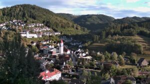 Dieses Bild zeigt eine Webcam-Aufnahme von Ottenhöfen, aufgenommen am Montag, den 31.08.2026 um 19:00 Uhr