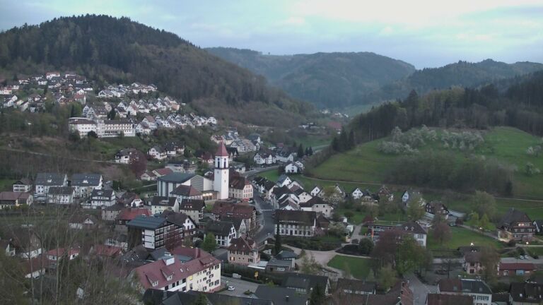 Dieses Bild zeigt eine Webcam-Aufnahme von Ottenhöfen, aufgenommen am Dienstag, den 14.04.2026 um 20:30 Uhr