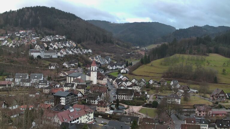 Dieses Bild zeigt eine Webcam-Aufnahme von Ottenhöfen, aufgenommen am Freitag, den 06.02.2026 um 16:30 Uhr