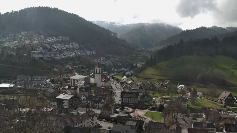 Dieses Bild zeigt eine Webcam-Aufnahme von Ottenhöfen, aufgenommen am Sonntag, den 29.03.2026 um 11:00 Uhr