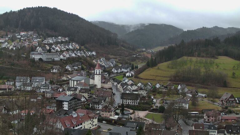 Dieses Bild zeigt eine Webcam-Aufnahme von Ottenhöfen, aufgenommen am Mittwoch, den 11.02.2026 um 12:40 Uhr