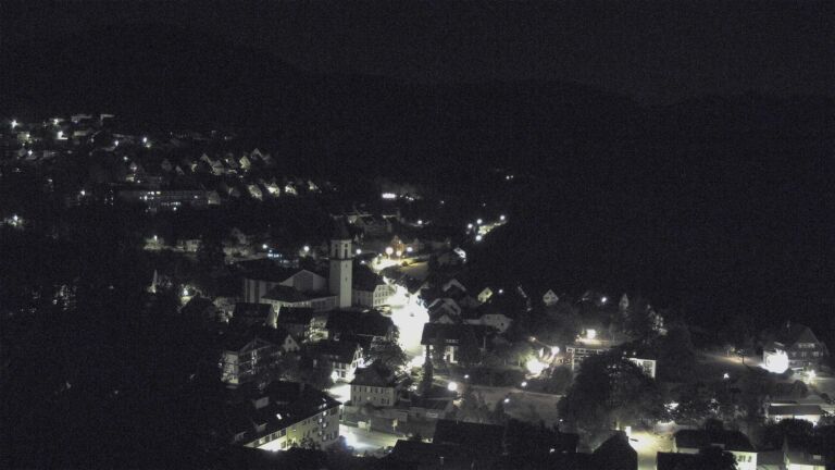 Dieses Bild zeigt eine Webcam-Aufnahme von Ottenhöfen, aufgenommen am Samstag, den 15.08.2026 um 03:30 Uhr