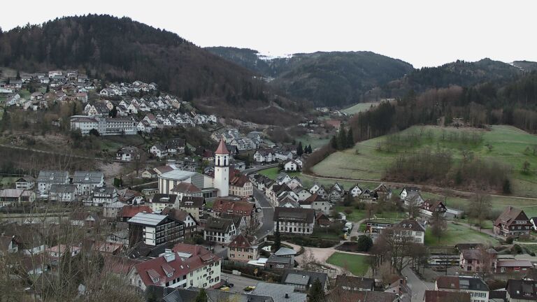 Dieses Bild zeigt eine Webcam-Aufnahme von Ottenhöfen, aufgenommen am Samstag, den 28.03.2026 um 06:30 Uhr