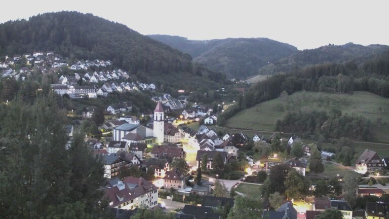 Dieses Bild zeigt eine Webcam-Aufnahme von Ottenhöfen, aufgenommen am Dienstag, den 22.09.2026 um 06:40 Uhr
