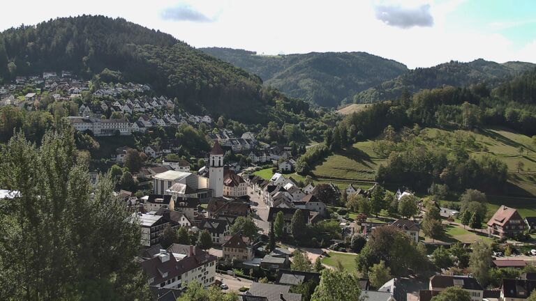 Dieses Bild zeigt eine Webcam-Aufnahme von Ottenhöfen, aufgenommen am Montag, den 14.09.2026 um 10:50 Uhr