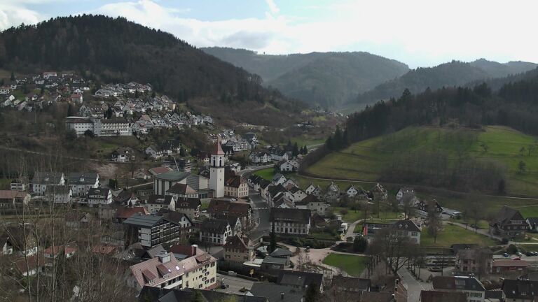 Dieses Bild zeigt eine Webcam-Aufnahme von Ottenhöfen, aufgenommen am Dienstag, den 10.03.2026 um 14:40 Uhr