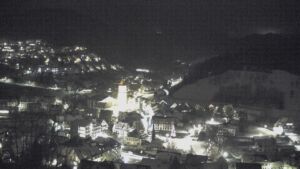 Dieses Bild zeigt eine Webcam-Aufnahme von Ottenhöfen, aufgenommen am Donnerstag, den 08.01.2026 um 22:00 Uhr