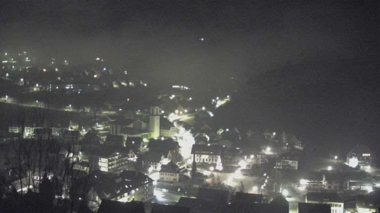 Dieses Bild zeigt eine Webcam-Aufnahme von Ottenhöfen, aufgenommen am Samstag, den 27.12.2025 um 05:50 Uhr