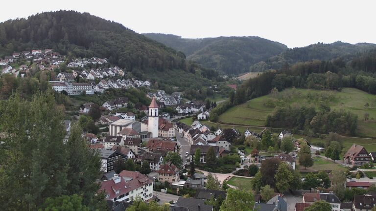 Dieses Bild zeigt eine Webcam-Aufnahme von Ottenhöfen, aufgenommen am Dienstag, den 22.09.2026 um 07:50 Uhr