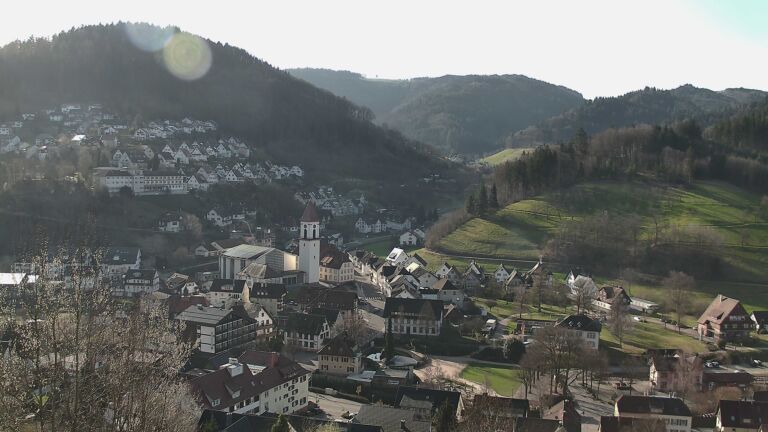 Dieses Bild zeigt eine Webcam-Aufnahme von Ottenhöfen, aufgenommen am Donnerstag, den 05.03.2026 um 09:20 Uhr