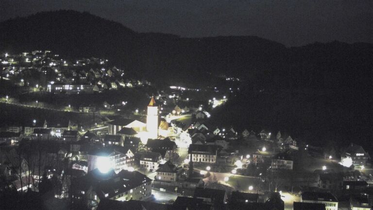 Dieses Bild zeigt eine Webcam-Aufnahme von Ottenhöfen, aufgenommen am Sonntag, den 15.03.2026 um 19:30 Uhr