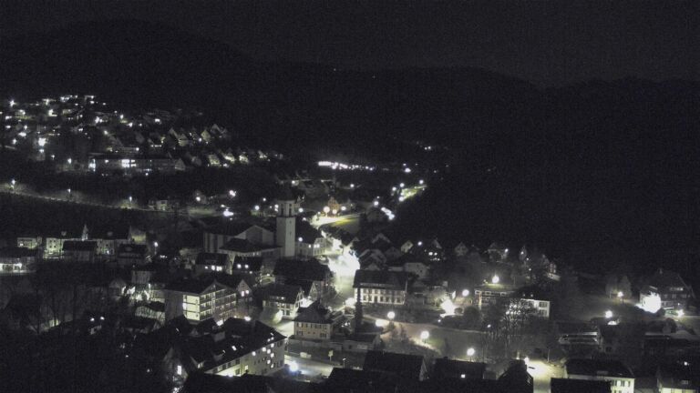 Dieses Bild zeigt eine Webcam-Aufnahme von Ottenhöfen, aufgenommen am Freitag, den 10.04.2026 um 23:00 Uhr