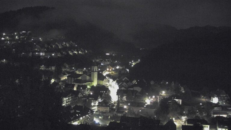 Dieses Bild zeigt eine Webcam-Aufnahme von Ottenhöfen, aufgenommen am Freitag, den 02.10.2026 um 05:50 Uhr