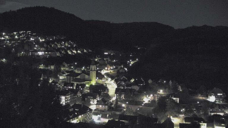 Dieses Bild zeigt eine Webcam-Aufnahme von Ottenhöfen, aufgenommen am Sonntag, den 27.09.2026 um 20:30 Uhr