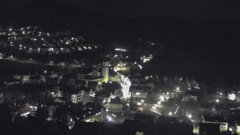 Dieses Bild zeigt eine Webcam-Aufnahme von Ottenhöfen, aufgenommen am Samstag, den 20.12.2025 um 05:00 Uhr