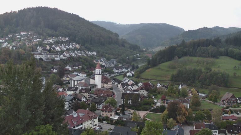 Dieses Bild zeigt eine Webcam-Aufnahme von Ottenhöfen, aufgenommen am Dienstag, den 20.10.2026 um 07:50 Uhr
