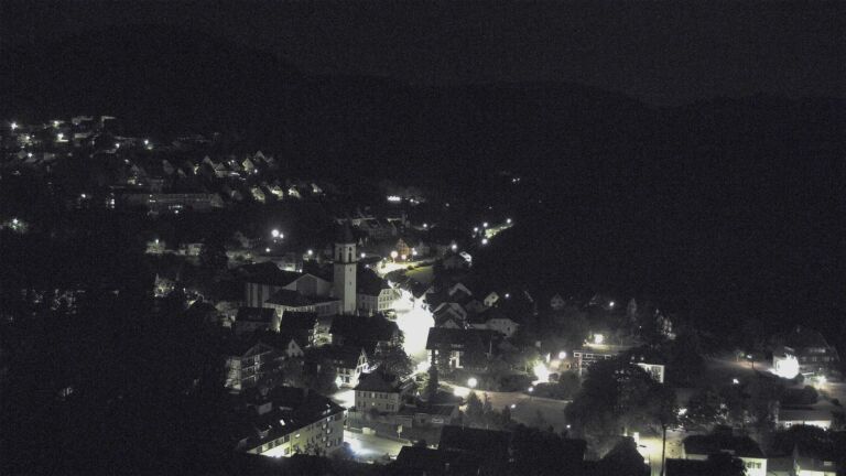 Dieses Bild zeigt eine Webcam-Aufnahme von Ottenhöfen, aufgenommen am Dienstag, den 14.07.2026 um 01:30 Uhr
