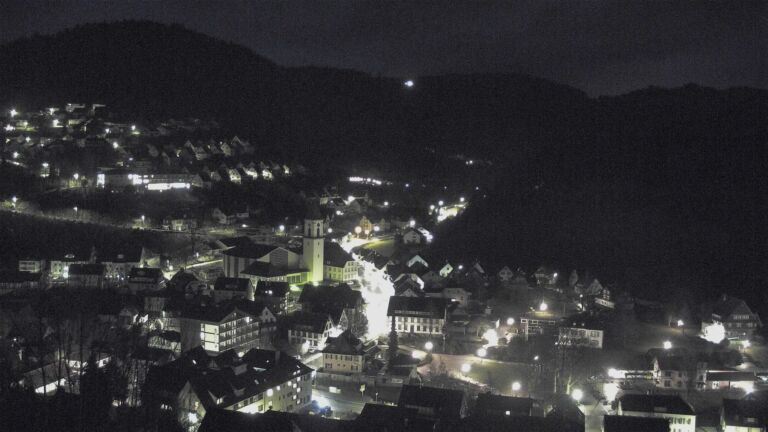 Dieses Bild zeigt eine Webcam-Aufnahme von Ottenhöfen, aufgenommen am Samstag, den 14.02.2026 um 06:40 Uhr