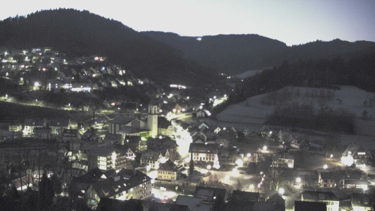 Dieses Bild zeigt eine Webcam-Aufnahme von Ottenhöfen, aufgenommen am Montag, den 29.12.2025 um 07:20 Uhr