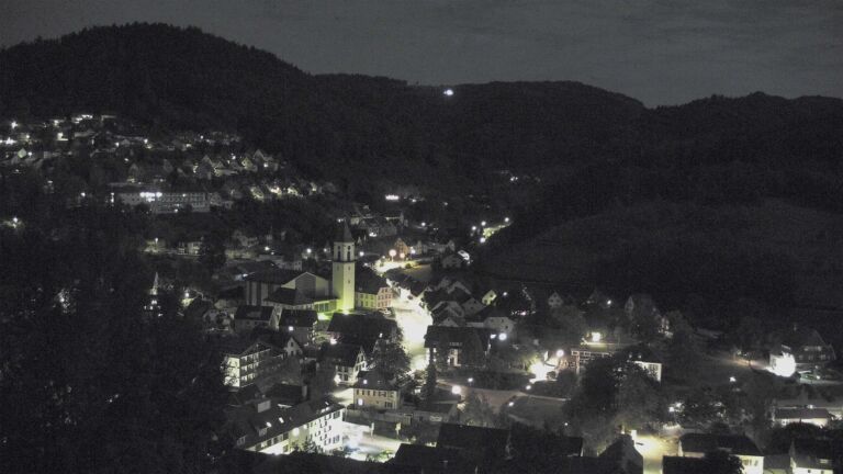 Dieses Bild zeigt eine Webcam-Aufnahme von Ottenhöfen, aufgenommen am Montag, den 28.09.2026 um 05:50 Uhr