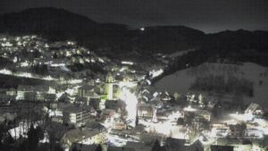 Dieses Bild zeigt eine Webcam-Aufnahme von Ottenhöfen, aufgenommen am Donnerstag, den 08.01.2026 um 06:40 Uhr